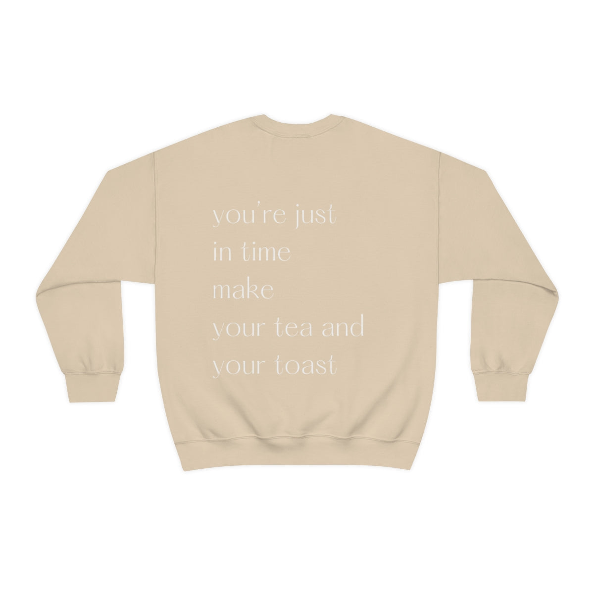 Tea and Toast Graphic Crewneck Sweatshirt